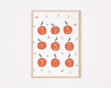 Load image into Gallery viewer, Farm apples number poster
