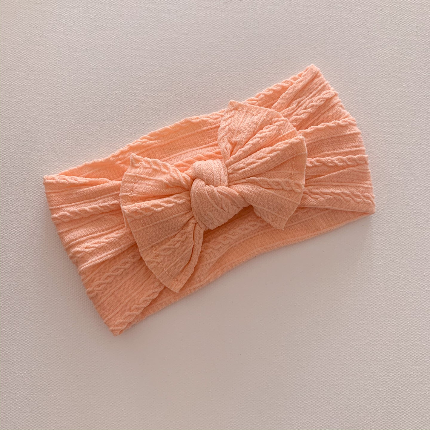 Peach topknot